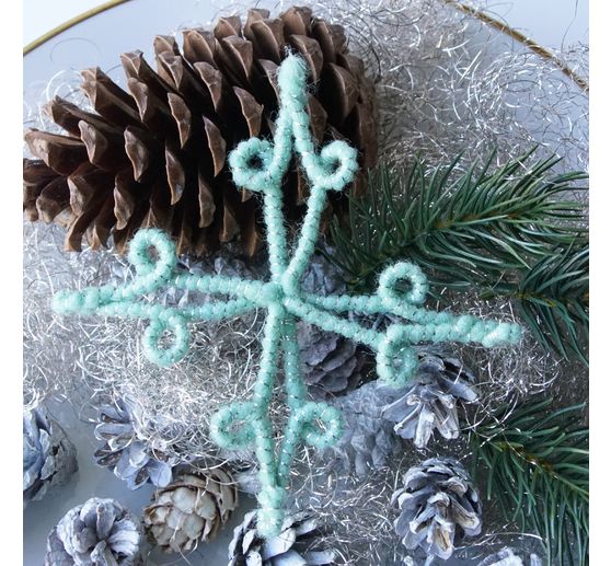 Magazín DIY Plsť + vlna + drát Podzimní Vánoce "Retro Wrap Stars"