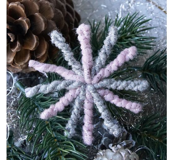 Magazín DIY Plsť + vlna + drát Podzimní Vánoce "Retro Wrap Stars"