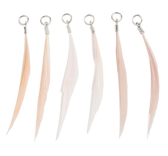 Feathers with eyelet