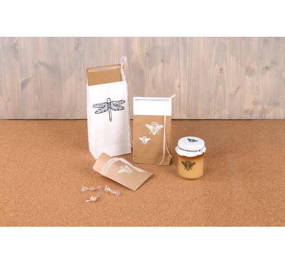 Stencil "Insects" with Scraper