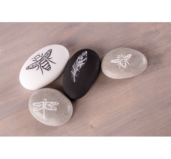 Stencil "Insects" with Scraper