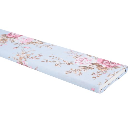 Látka s motivem lněného vzhledu "stěrka"