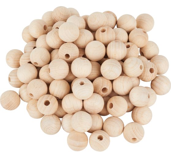 VBS Wooden balls half drilled "Ø 15 mm"