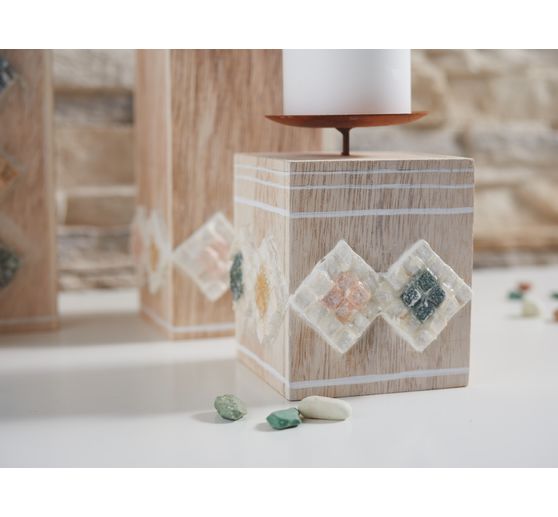 Transparent mosaic glue