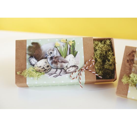 VBS Matchboxes "Kraft paper", 11 cm