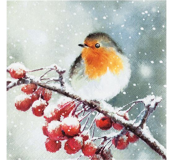 Ubrousek "Hello robin