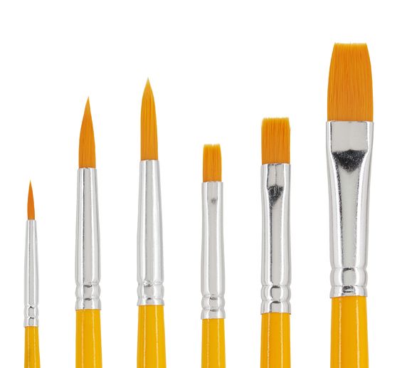 VBS Štětec na syntetické vlasy "Assorted", 64 kusů