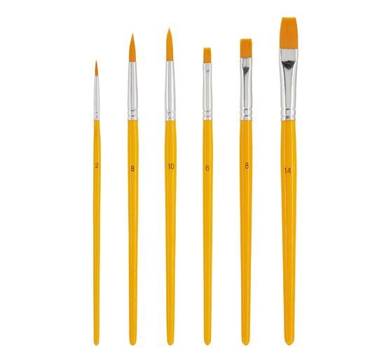 VBS Štětec na syntetické vlasy "Assorted", 64 kusů