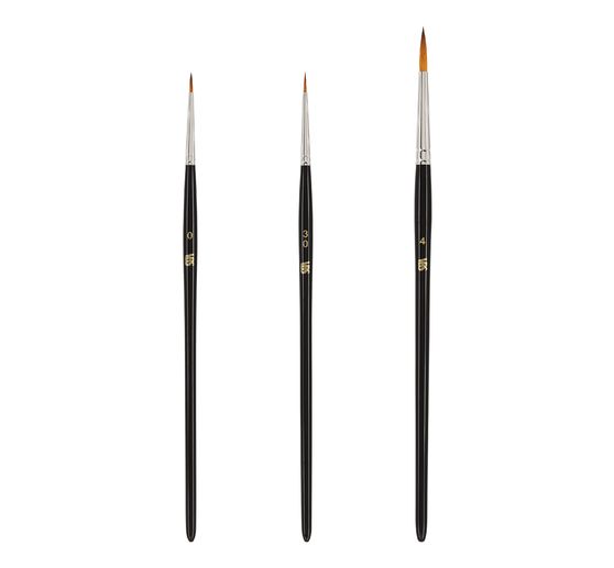 Kolinex synthetic brushes "Superfine", set of 3