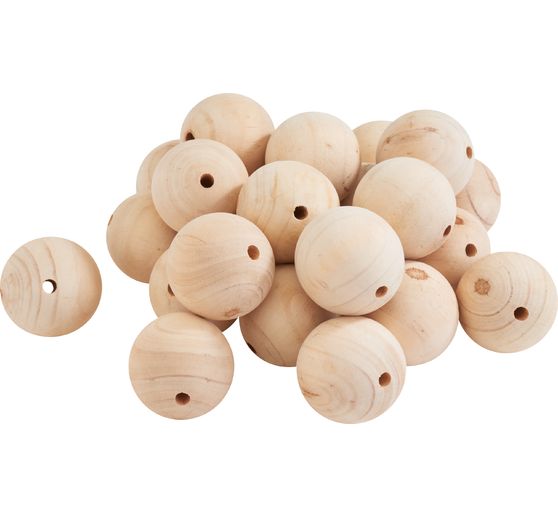 Dřevěné koule VBS provrtané