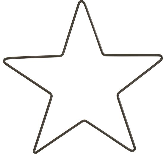 Kovov&yacute; prsten "Star", čern&yacute;