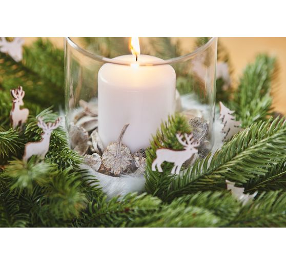 Sloupková svíčka s plochou hlavou 120/60 mm