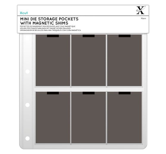 Xcut sleeves for mini punching stencils with magnetic inserts