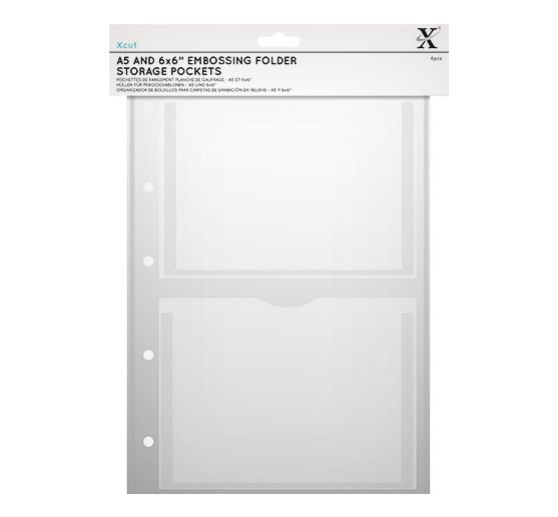 Xcut A5 sleeves for embossing template