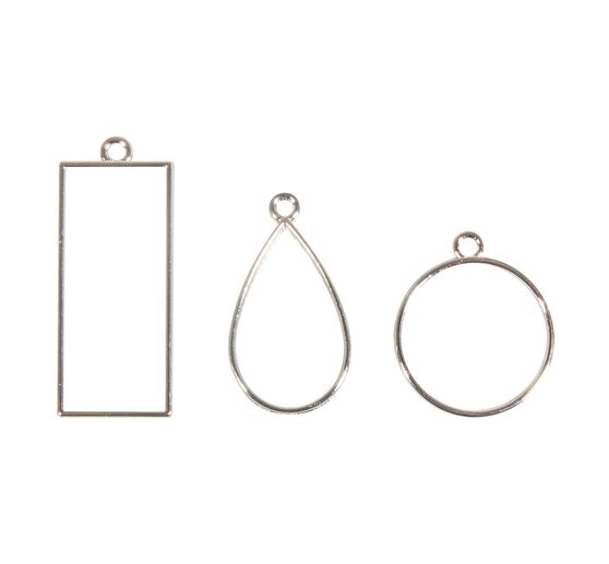 Jewellery metal frame "Mix of shapes"