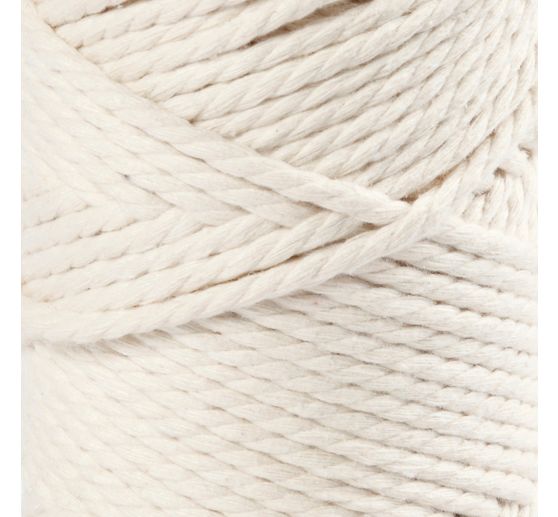 Macramé cord, Ø 4 mm