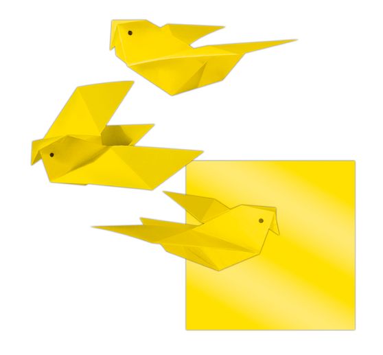 Transparent paper-folding paper