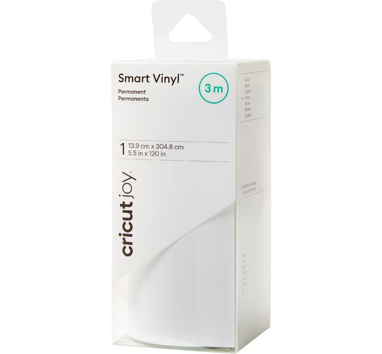 Samolepicí vinylová fólie Cricut Joy - lesklá "Smart Vinyl - permanentní", 13,9 x 304,8 cm