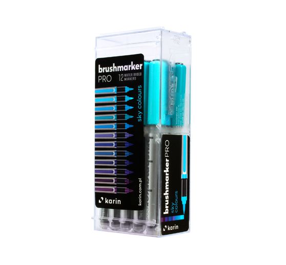 Karin Brushmarker PRO Set, 12 colors