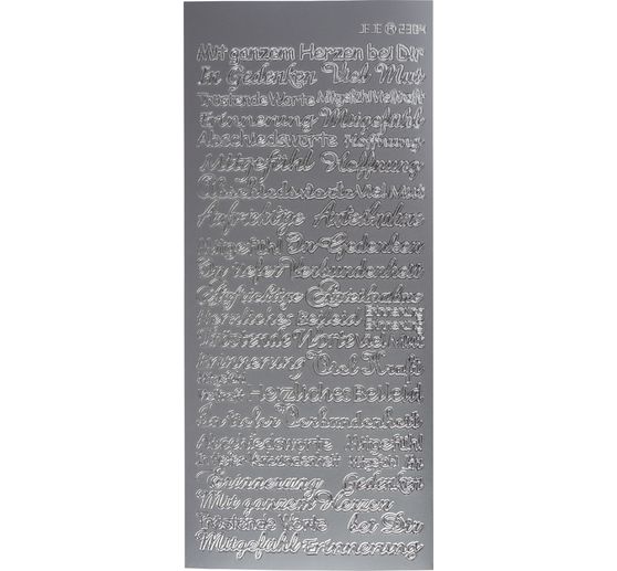 Reliéfní nálepky "Soucit"