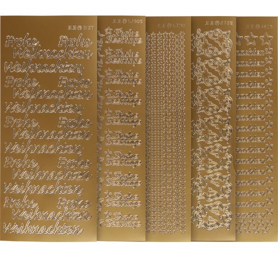 VBS Relief sticker set "Merry Christmas"