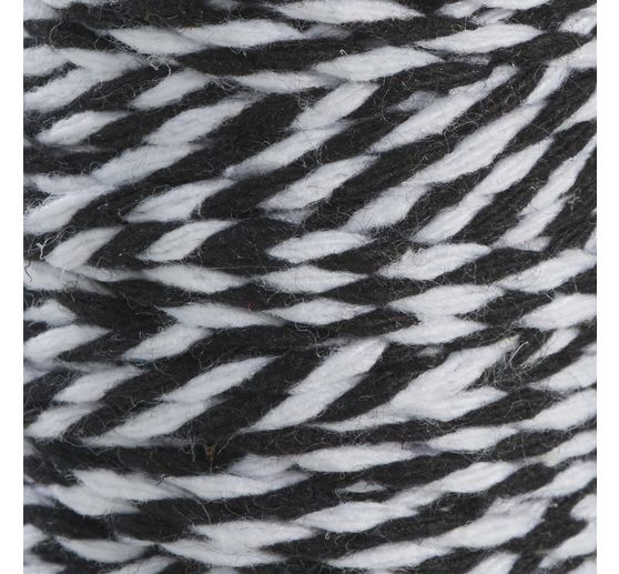 Cotton cord, 2 mm, roll of 25 m