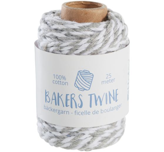 Cotton cord, 2 mm, roll of 25 m