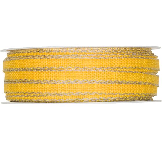 Ribbon with linen edge