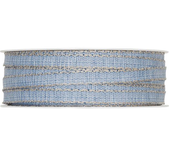 Ribbon with linen edge