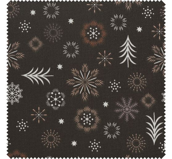 Bavlněná látka "Vánoční čas"