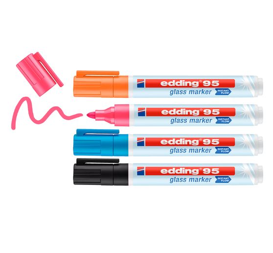 edding 95 Glass Marker Set