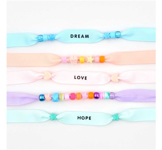 itoshii Rep ribbon bracelets