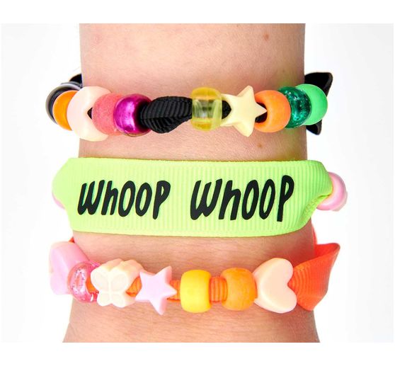 itoshii Rep ribbon bracelets