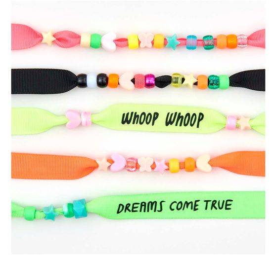 itoshii Rep ribbon bracelets