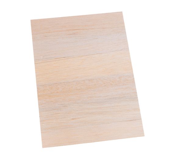 Balsa wood plate