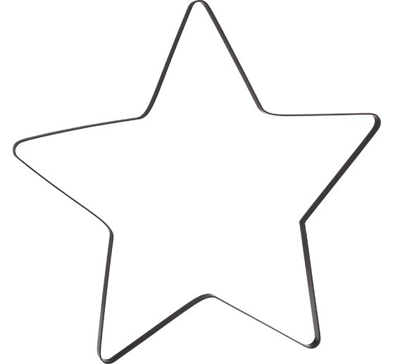 Kovový prsten s hvězdou "Auri", černý