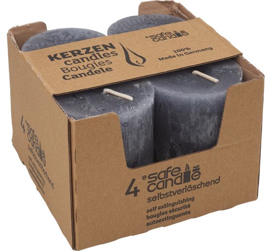 Pillar candle "Rustik", Ø 6 x 8 cm