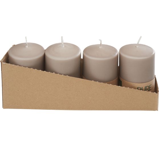 Pillar candle "Pure Natural Wax", Ø 6 x 9 cm