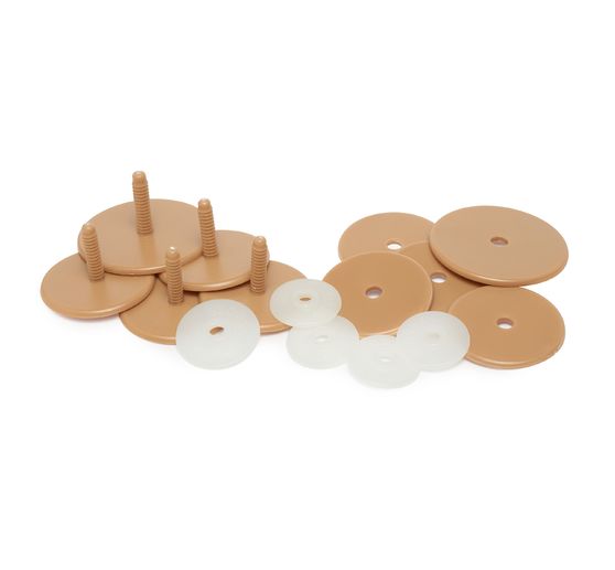 Set of joint discs for bears, 4 x 45 mm, 1 x 55 mm