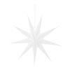 Papírová hvězda, 45 cm Bílá