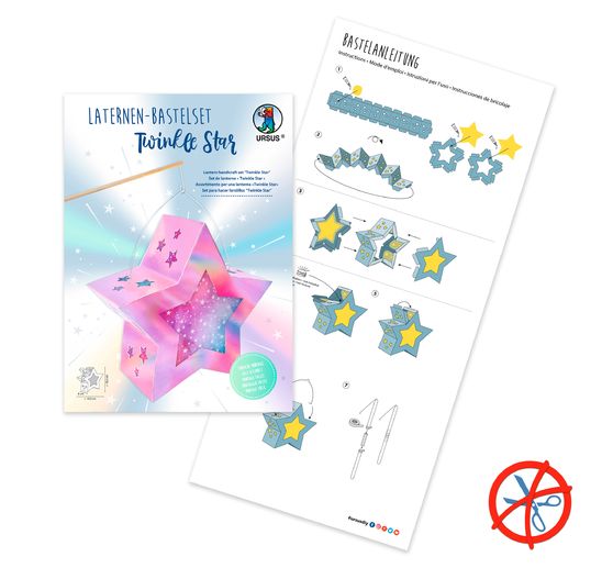 Lanterns craft kit "Twinkle star iridescent"
