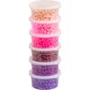 Iron-on beads set, 3,000 pieces Pink/Purple