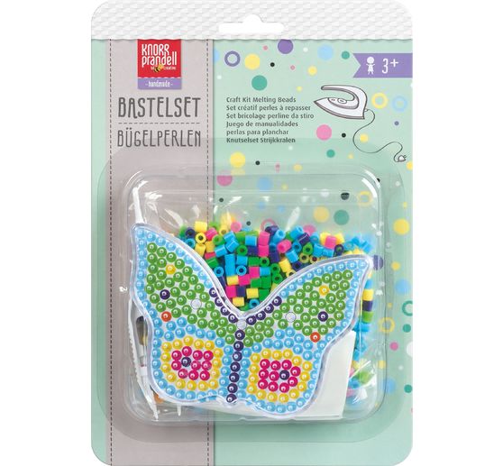 Craft kit iron-on beads
