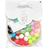 Craft kit pompom "Mobile" Pastell