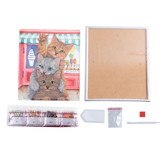 Diamantová malba "Picture Frame Crystal Art"