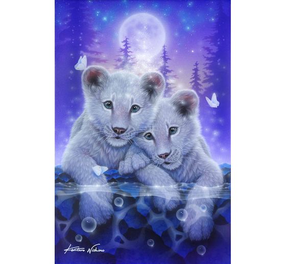 Diamantová malba "Picture Frame Crystal Art"