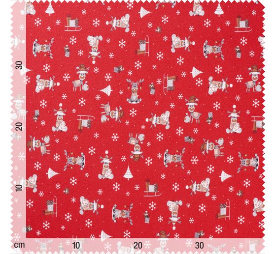 Jersey fabric "Moose Ruby"