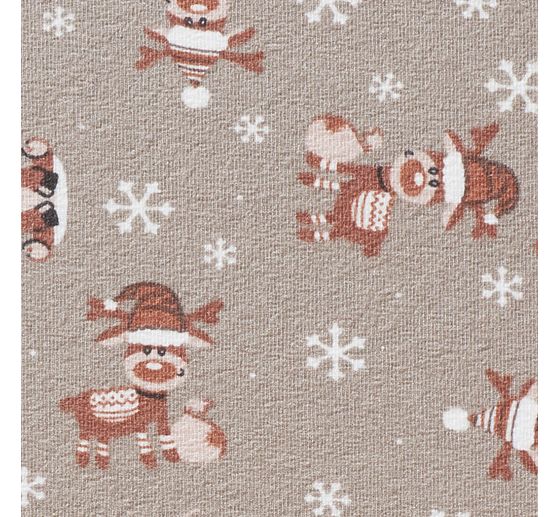 Jersey fabric "Moose Ruby"