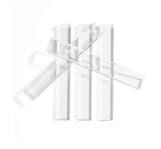 Acrylic blocks, 22 x 8 x 160 mm