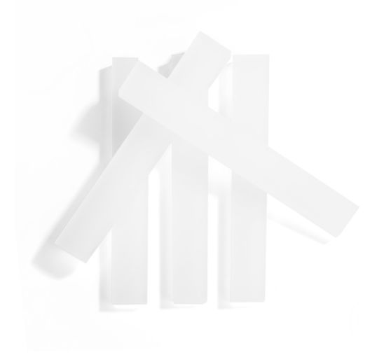 Acrylic blocks, 22 x 8 x 160 mm